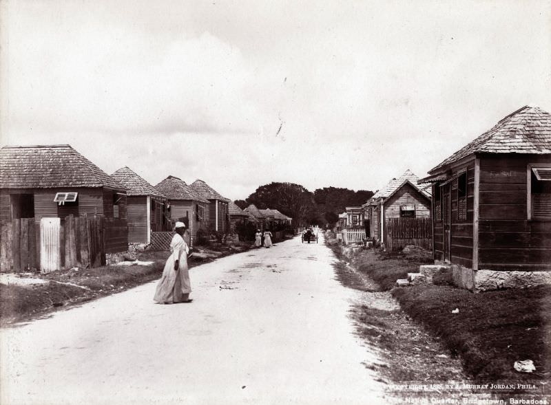 #36 Native quarter, Bridgetown, 1870s