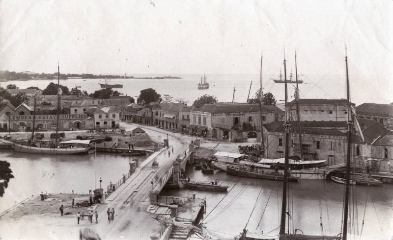 #11 Bridgetown Harbor, 1890s