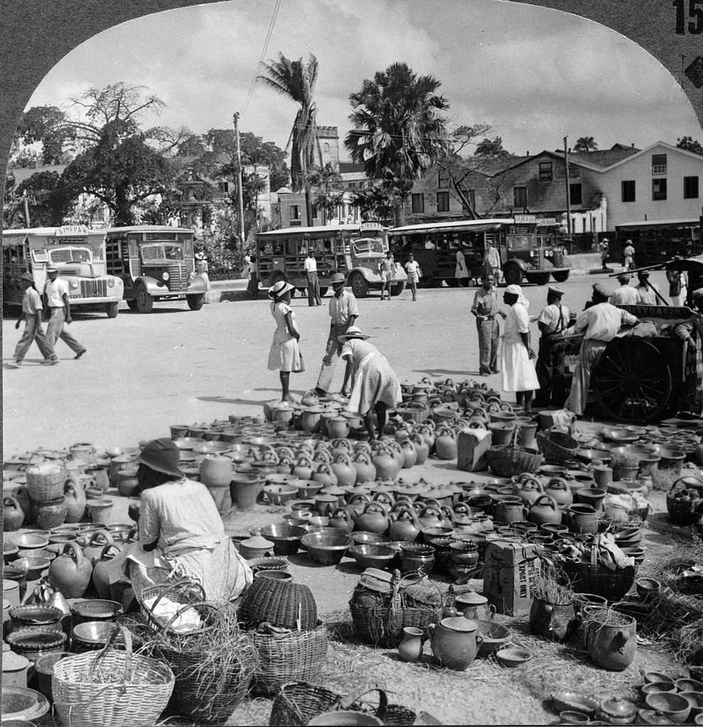 #1 The Pottery Market, Bridgetown, 1935