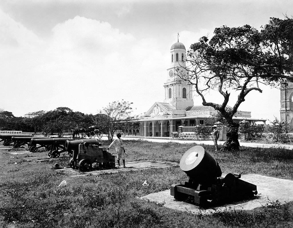 #84 The Savannah Club on the Race Course at Bridgetown, Barbados, 1910.