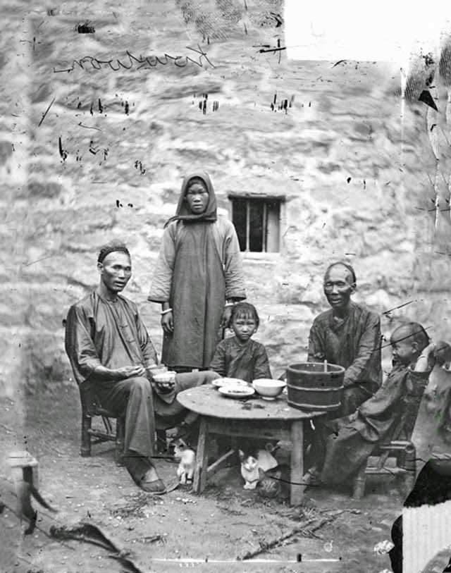 #7 A Cantonese Family of Kowloon, Hong Kong, 1869