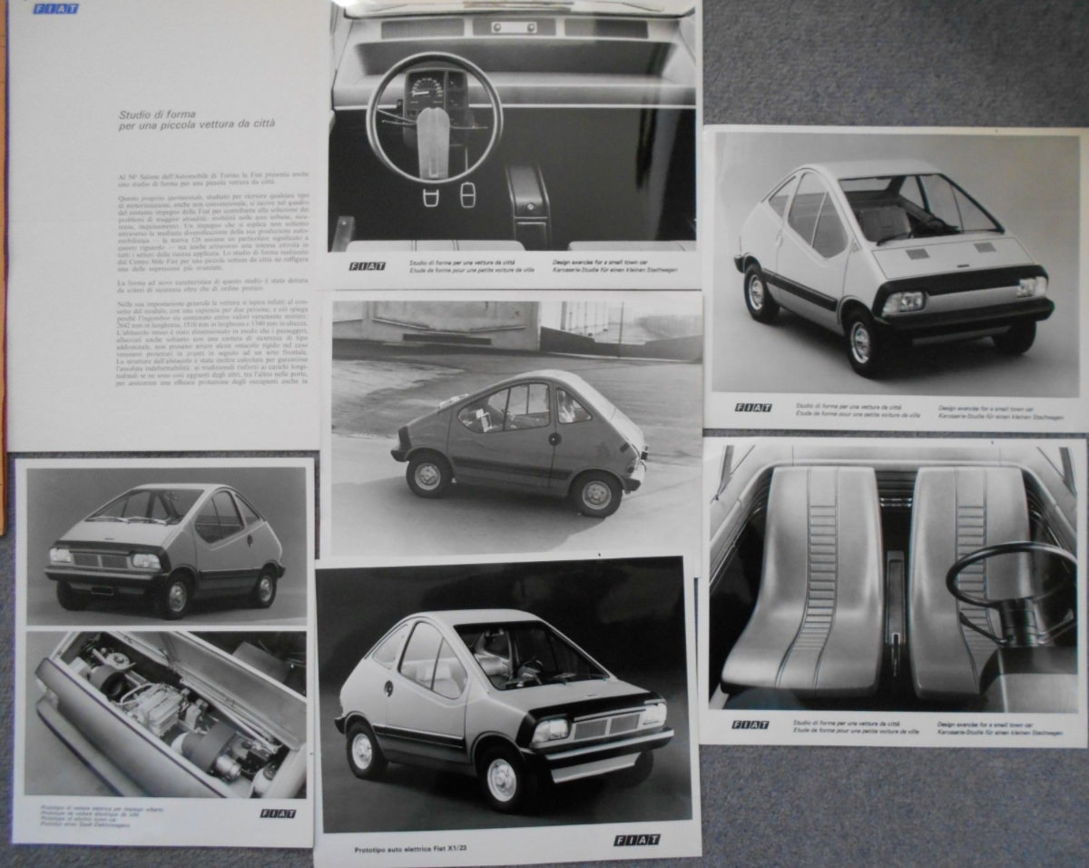 Fiat X1/23: The Child-Size Electric Car from 1972 with a Speed of 45 mph Vehicles &; Transportation