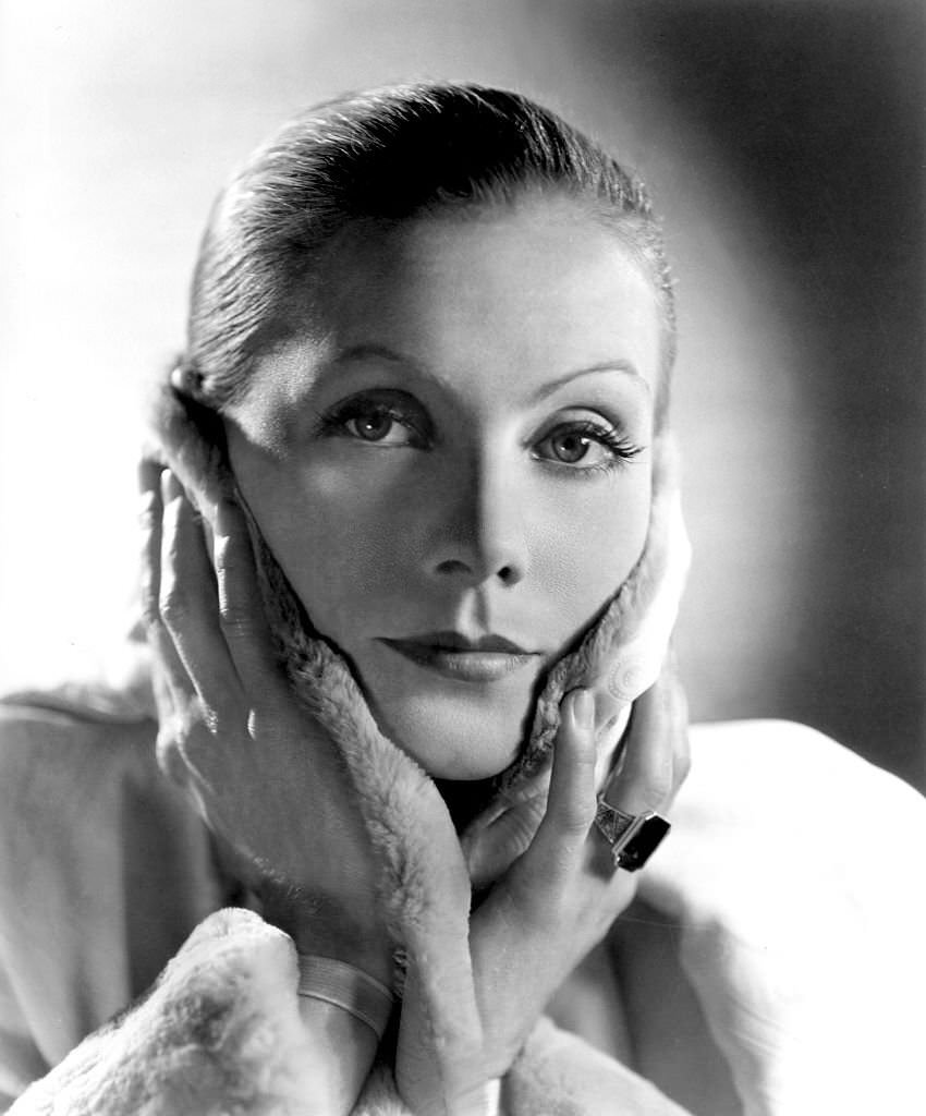 Greta Garbo on the set of ‘Grand Hotel’, 1932.