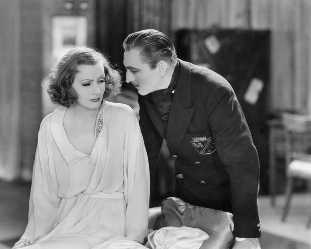 #56 Greta Garbo and John Barrymore in ‘Grand Hotel’, 1932.