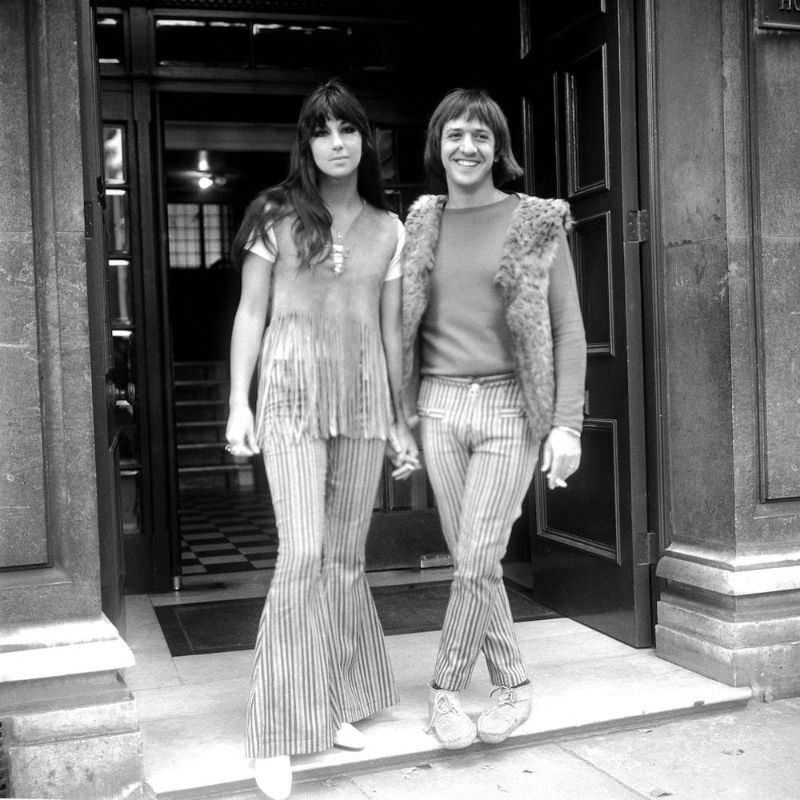 #13 Sonny and Cher spent their honeymoon in Great Britain in 1965