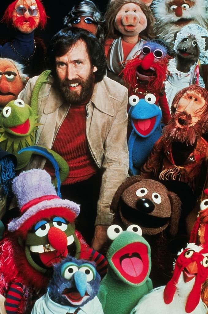 #19 Jim Henson Posing with His Creation Characters