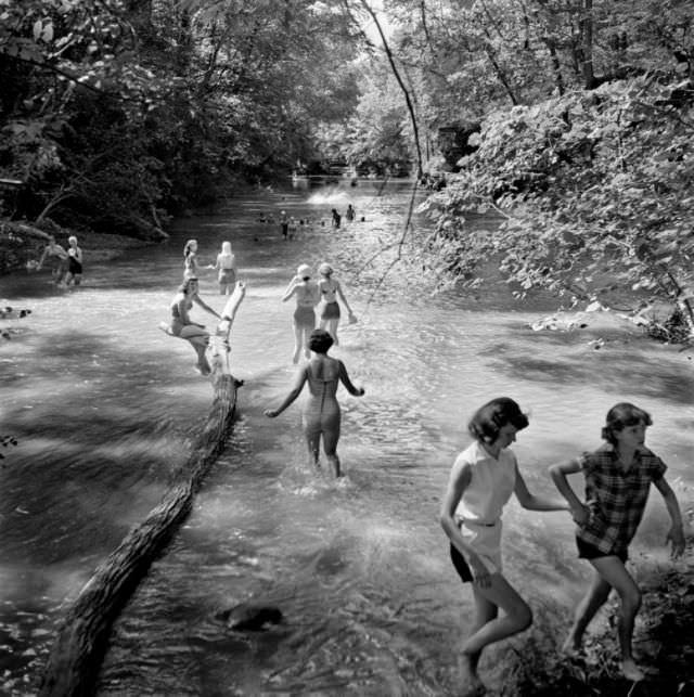 #4 Swimming hole, Tennessee, 1953.