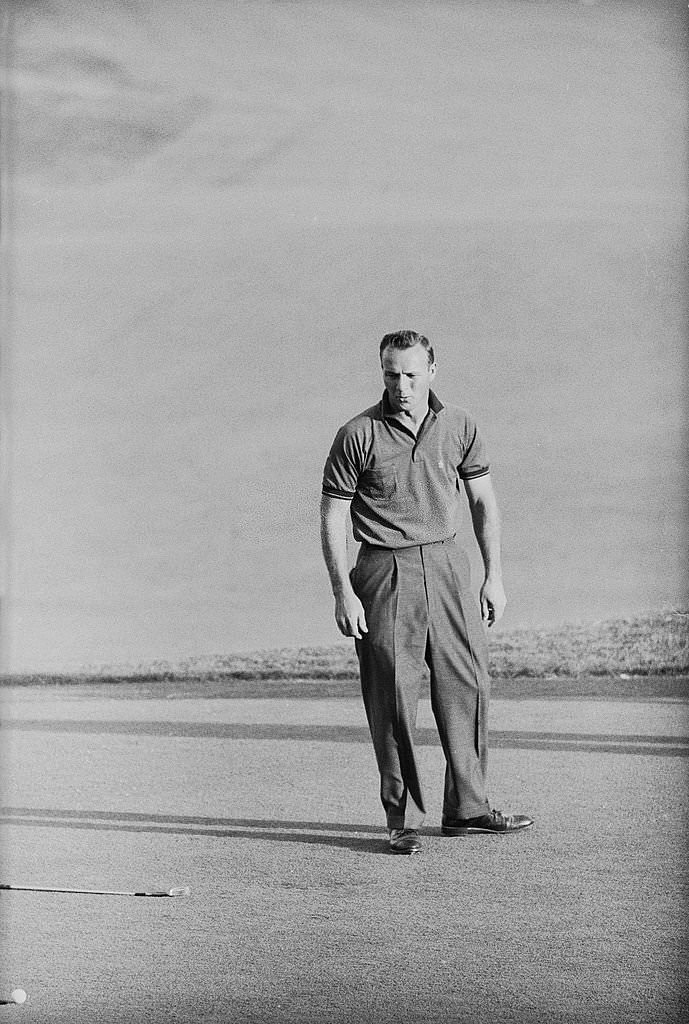 #42 US Open, Arnold Palmer during tournament play at Oakland Hills, Bloomfield Hills.