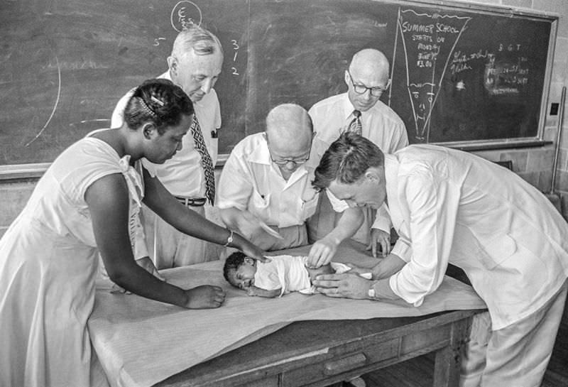 #8 Polio vaccine, Montgomery, 1953.