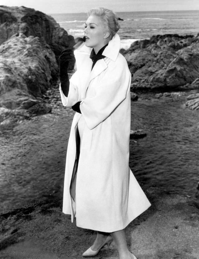 Beautiful Kim Novak during the Filming of &;Vertigo (1958)&; Movies &; TV
