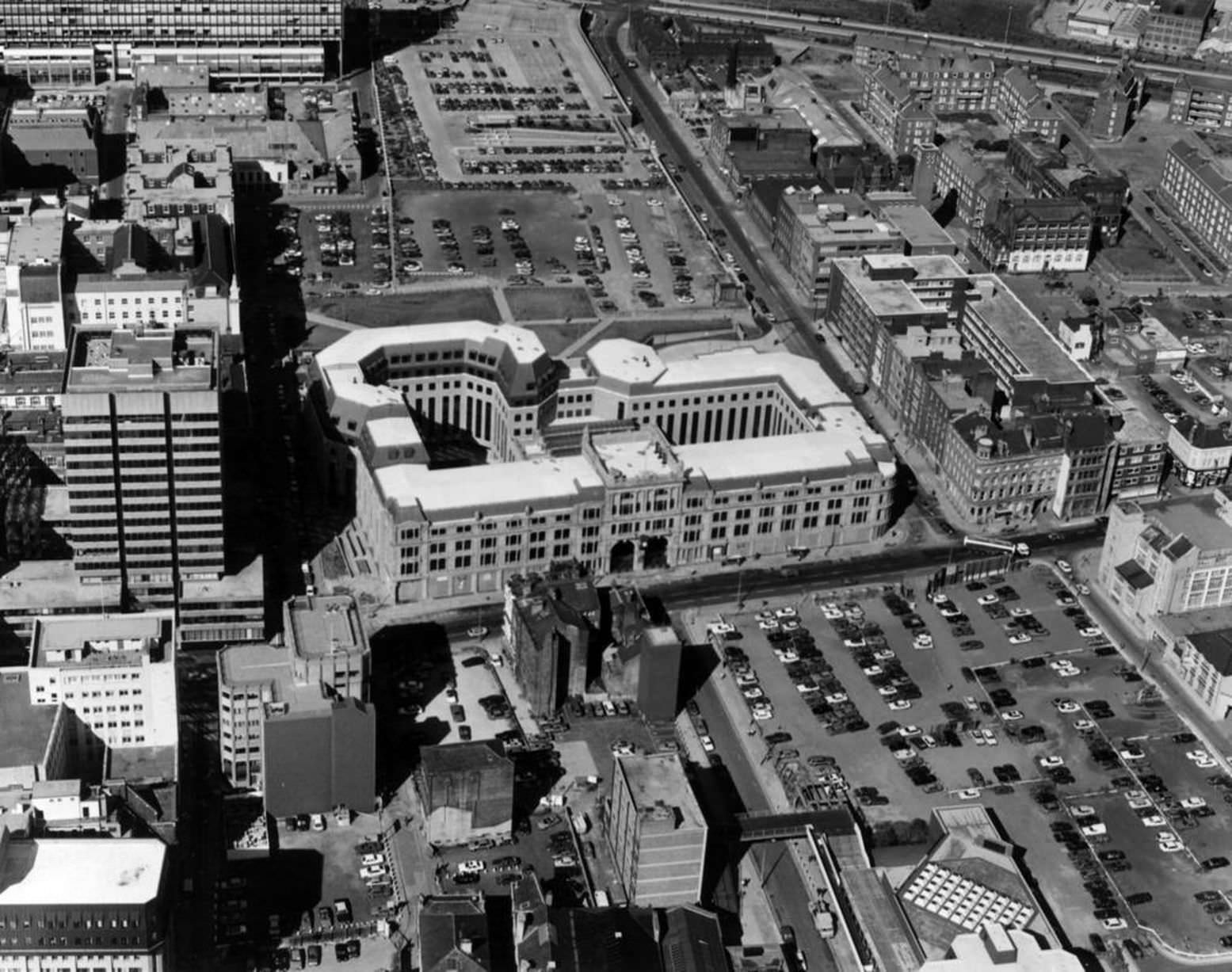 #186 Aerial Views of Liverpool, Merseyside, 11th June 1987.