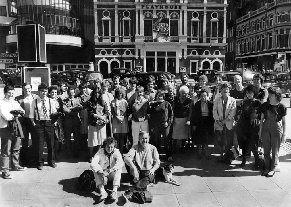 #145 Liverpool Playhouse staff, 1982.