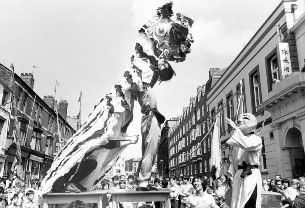 #165 Chinatown in Liverpool, 1981