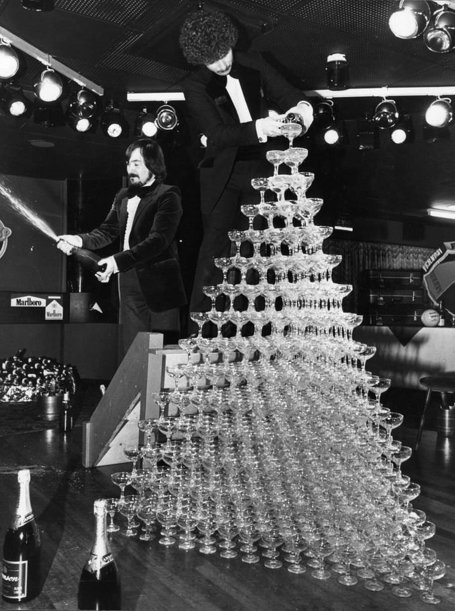 #17 The world champagne fountain goes pop at Rotters night club in Liverpool.