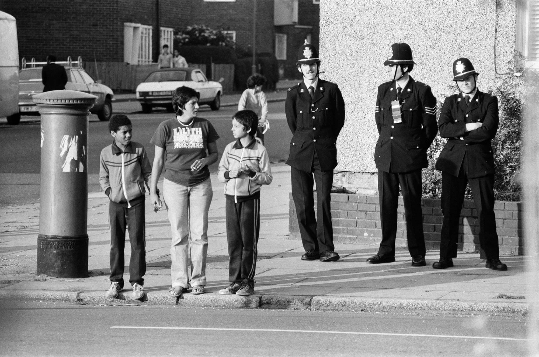 #54 Life in Toxteth, Liverpool. These pictures taken a few days after the riots, 9th July 1981