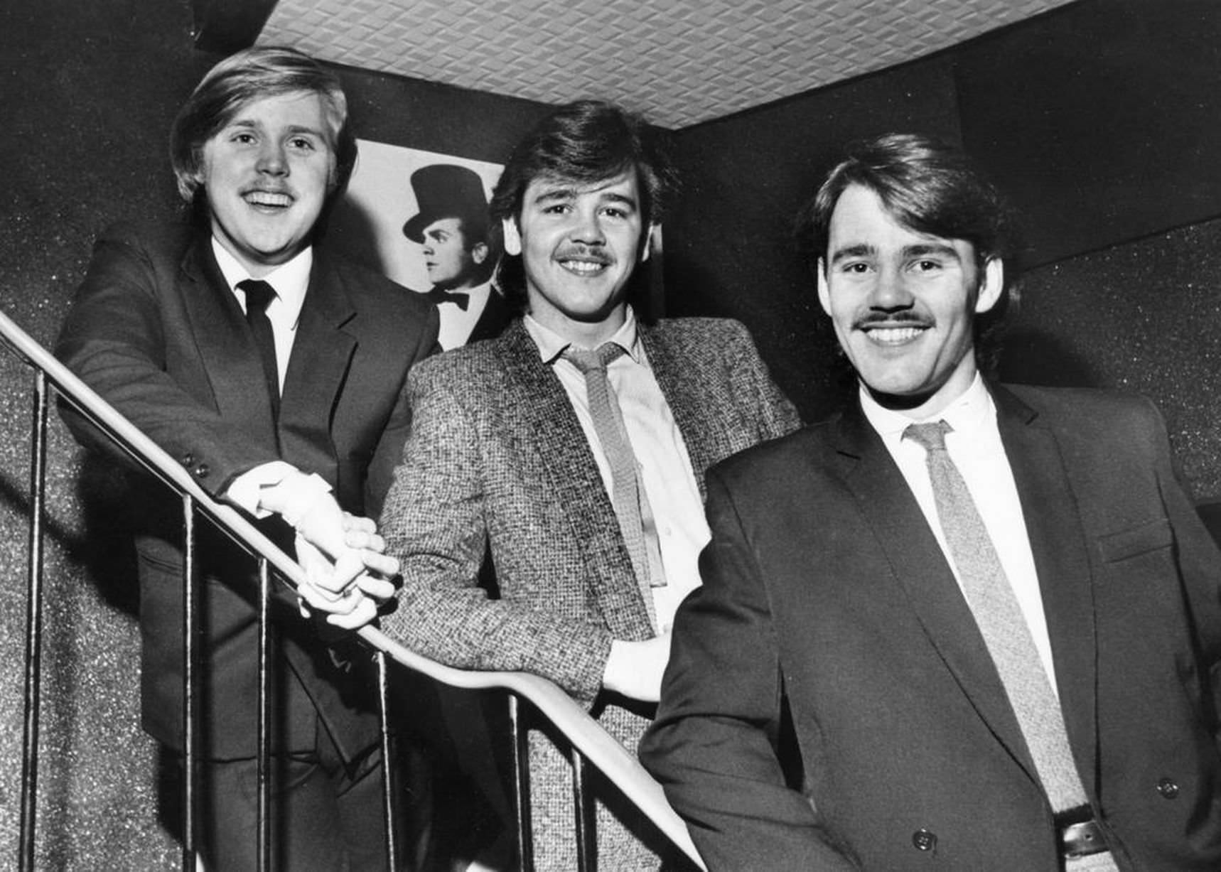 #1 The three managers at Cagneys Night Club in Liverpool, 1980s