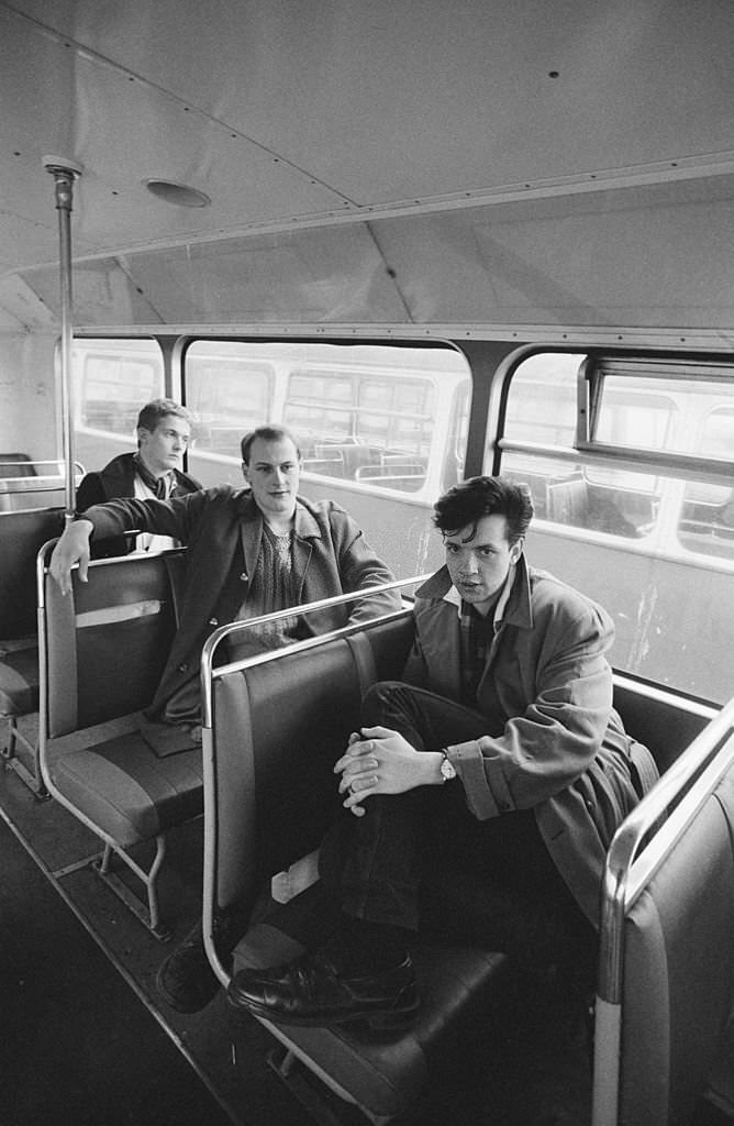 #96 Pete Wylie (right) of British band Wah! in Liverpool, England on January 11, 1980.