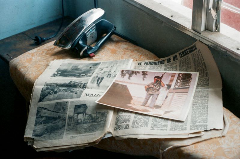 #16 Doña Mercedes’ son, Luis Felipe, joined the revolution against Somoza in 1972, Managua, Nicaragua, 1985