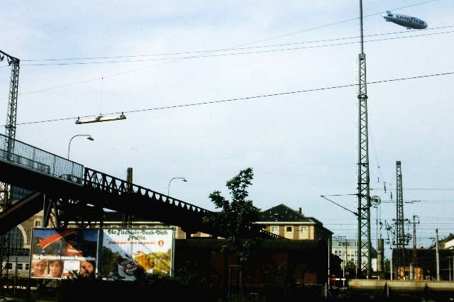 #21 The station footbridge to Lindenhof, 1979