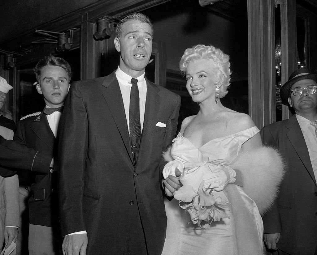 #5 Joe DiMaggio with Marilyn Monroe