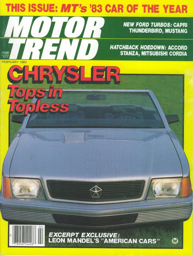 #12 Motor Trend, February 1983