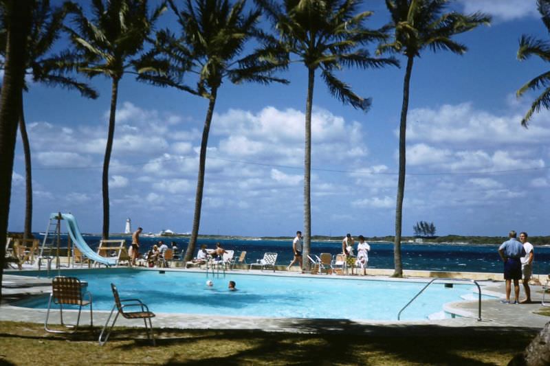 #23 Swimming pool at British-Colonial Hotel, Nassau, 1960