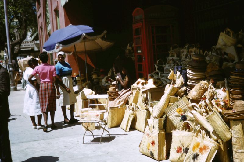#24 The Straw Market, Bay Street, Nassau, 1960