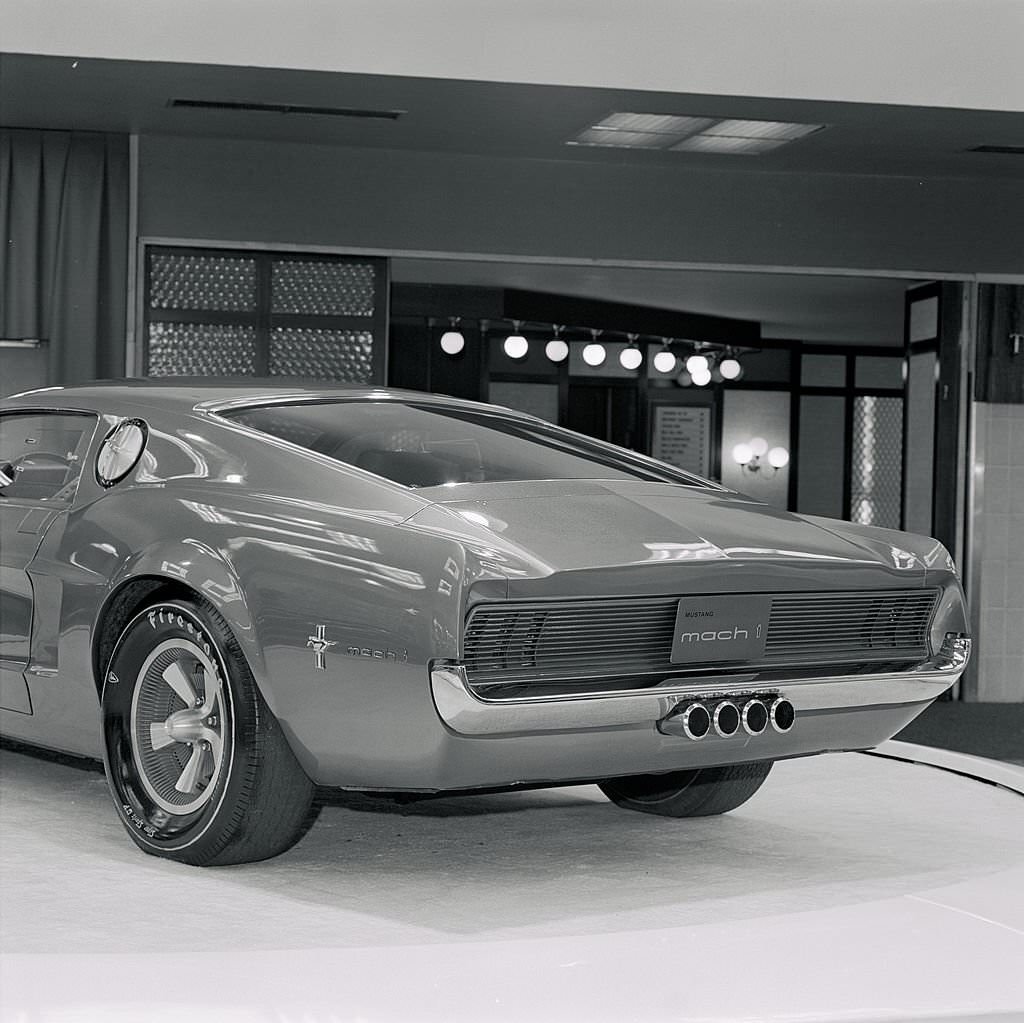 #17 Ford Mustang Mach I (prototype), New York Auto Show, 1967