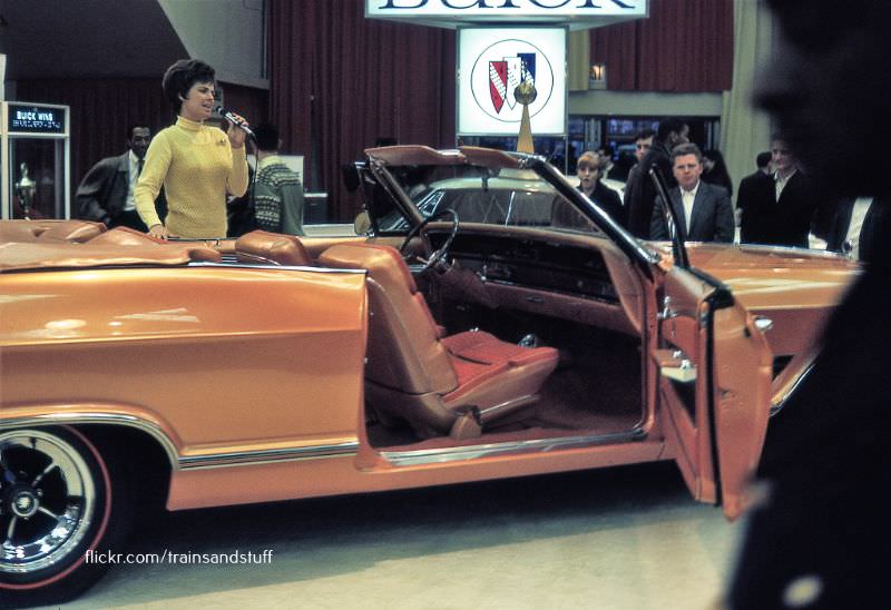 #35 Buick LeSabre Custom Convertible at the New York Auto Show, 1966