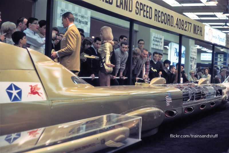 #44 Goldenrod at the New York Auto Show, 1966