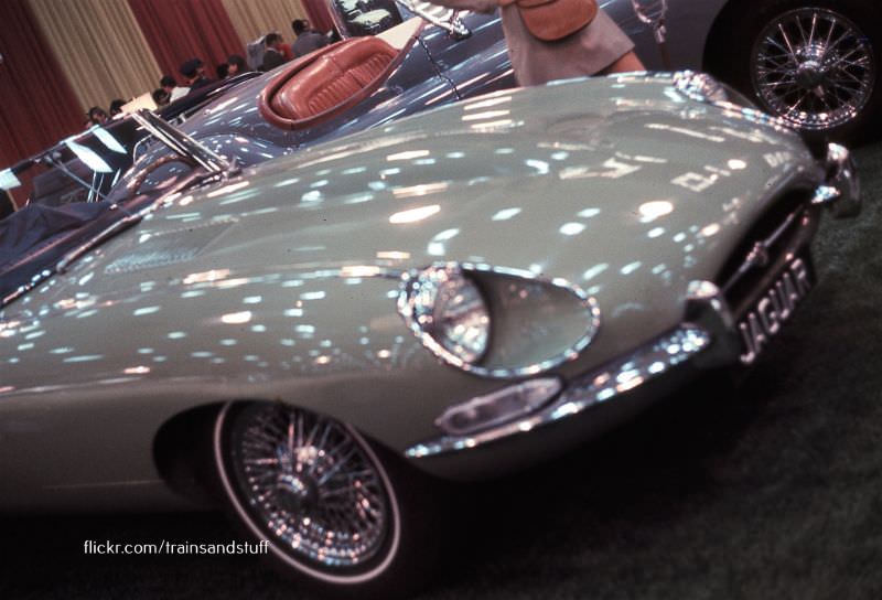 #45 Jaguar E-Type at the New York Auto Show, 1966