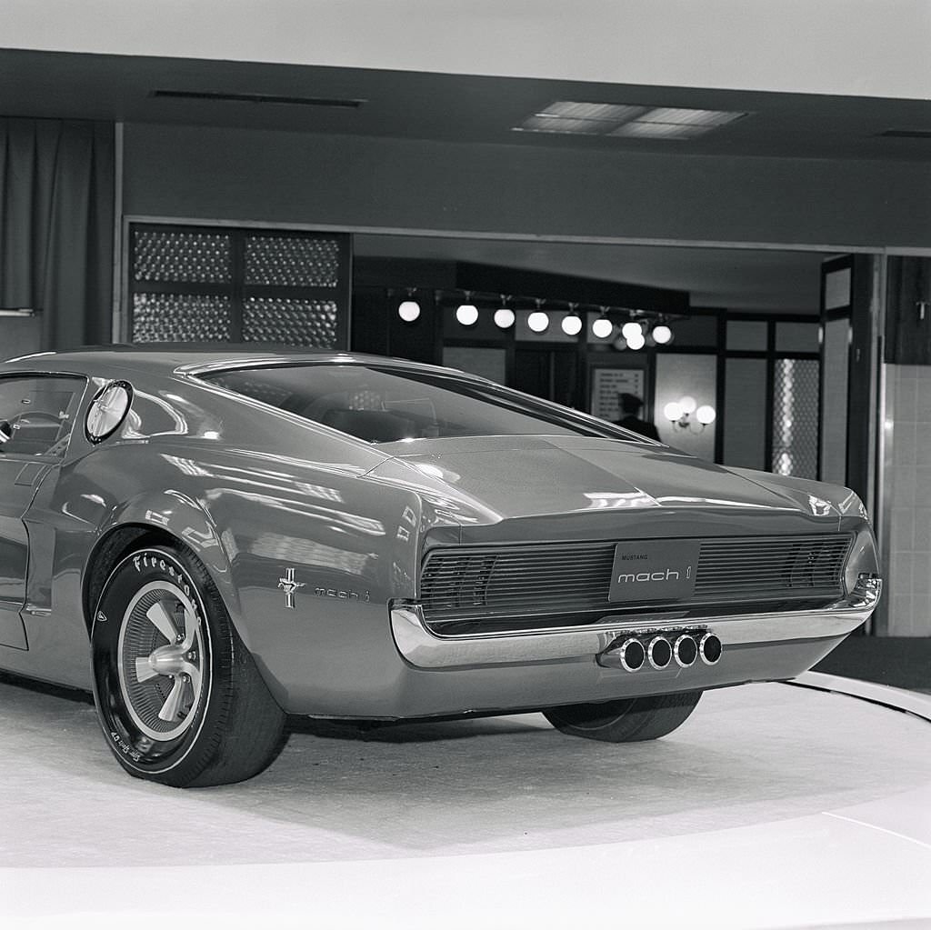 #11 Ford Mustang Mach I (prototype), New York Auto Show, 1967