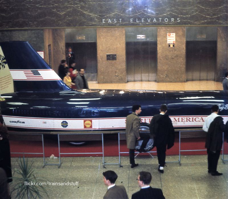 #57 Spirit of America – Sonic 1 at the New York Auto Show, 1966