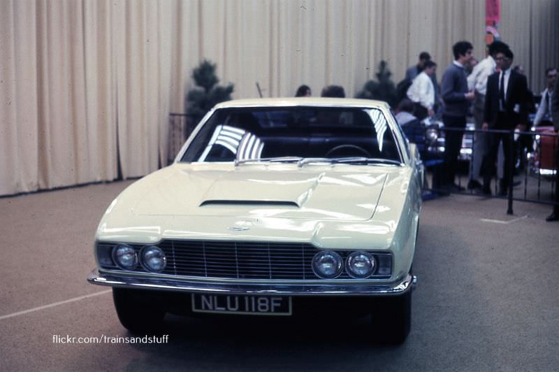 #60 Aston Martin DBS at the New York Auto Show, 1968