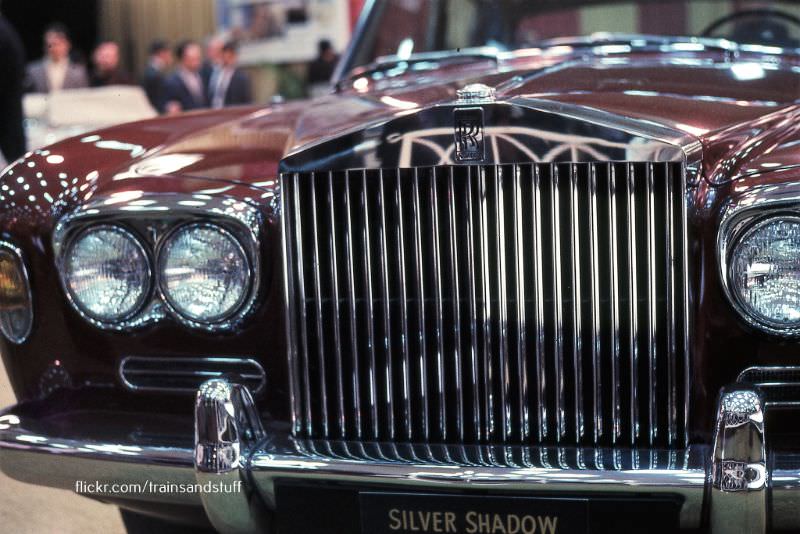 #78 Rolls Royce Silver Shadow at the New York Auto Show, 1968
