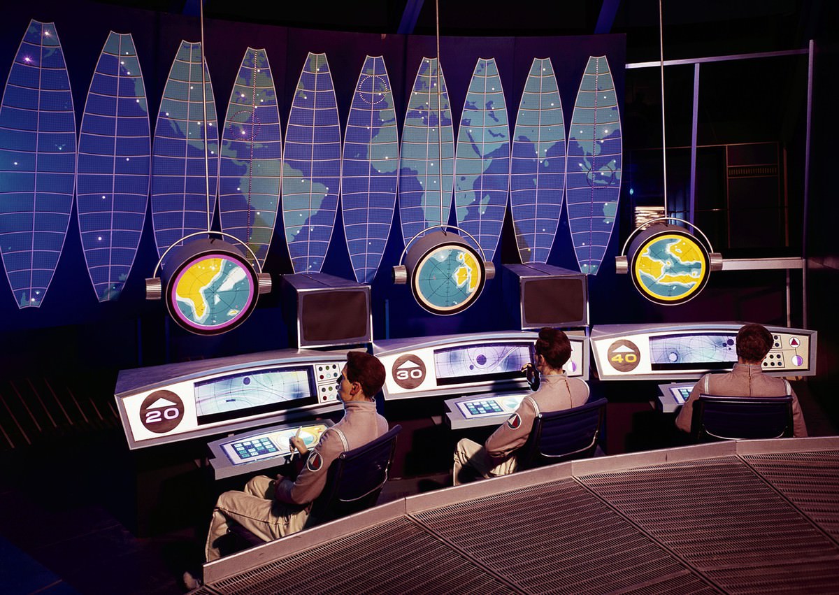 #23 An envisioned global weather station, far below the Antarctic ice, part of GM’s Futurama exhibit at the World’s Fair.