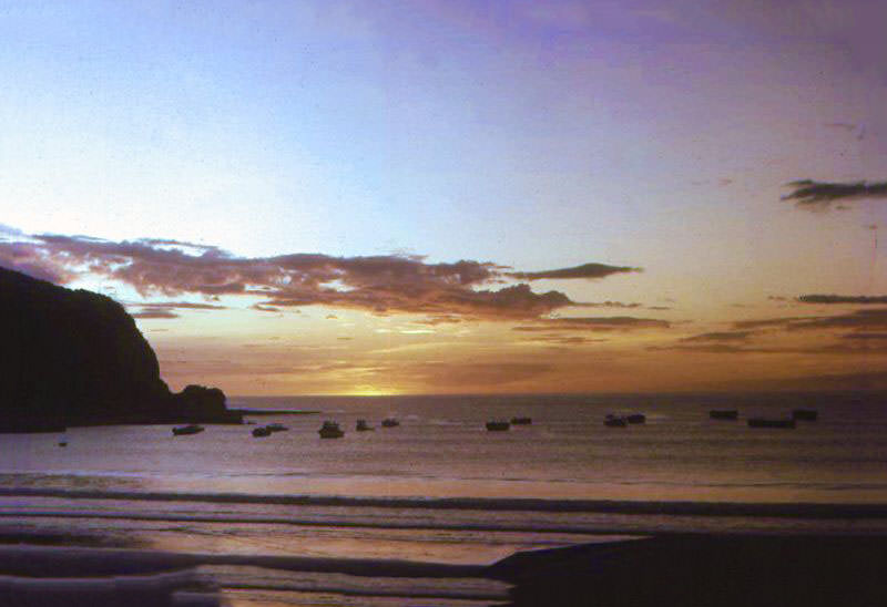 #28 Fishing boats coming in for the night, Nicaragua