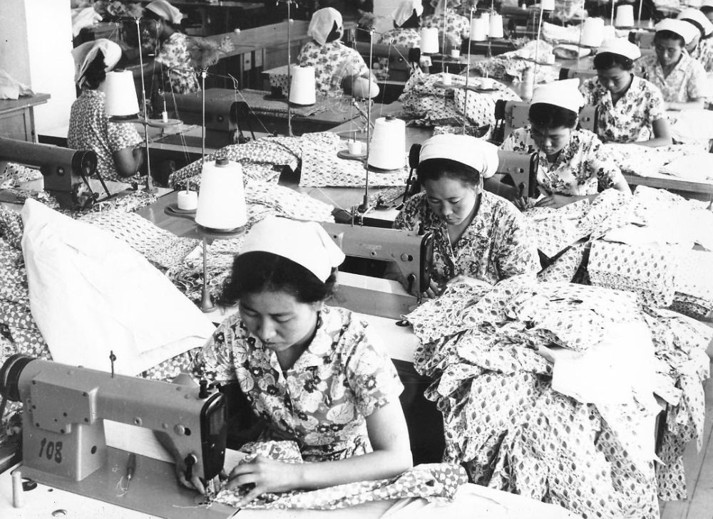 #3 Textile mill, Pyongyang, North Korea, 1972