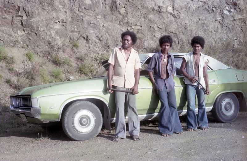#15 Ford Fairlane Model in Port Moresby, 1976
