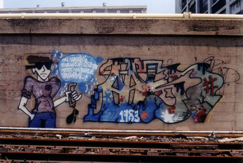 #103 Memorial to Hawkski, Philadelphia, 1983