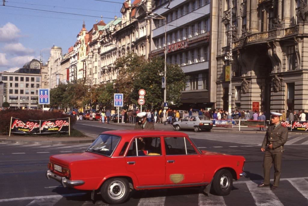 #14 Wenceslas Square in Prague, 1992