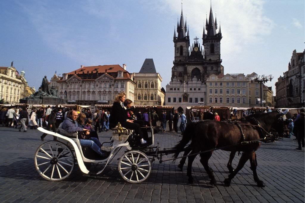 #19 Old town square, Prague, 1990s