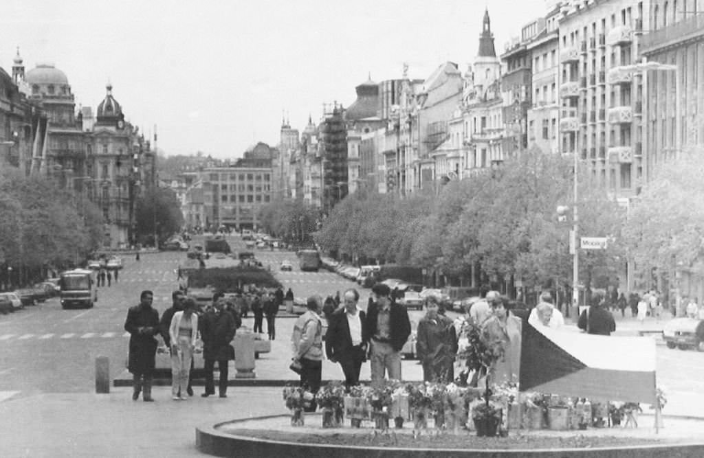 #25 Prague’s Wenceslas Square, where the communist government was toppled.
