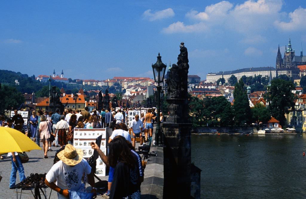 #8 Charles Bridge on July 25, 1995 in Prague, Czech Republic.