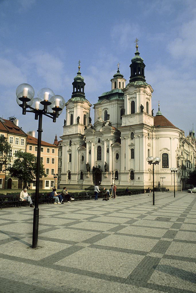 #53 Old Town Square, Saint Nicolas, Prague, 1990