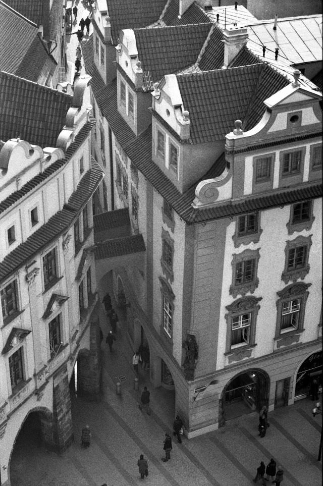 #71 From the clock tower, Prague, 1995