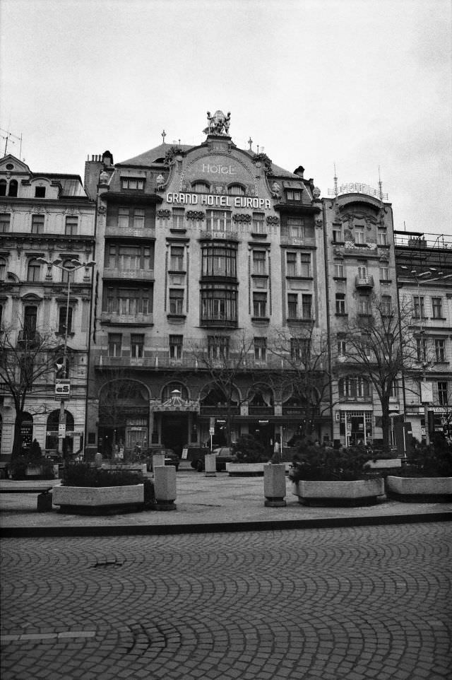 #72 Grand Hotel Europa, Wenceslas Square, Prague, 1995