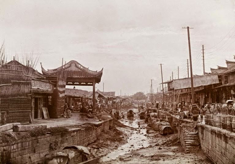 #3 Creek at low tide, Shanghai, 1900