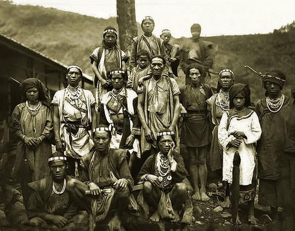 #34 Taiwan Aborigines, Bunun Tribe, Formosa, 1900