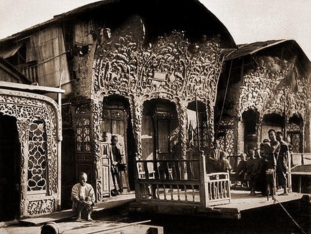 #59 Flower Boats, Canton China, 1871